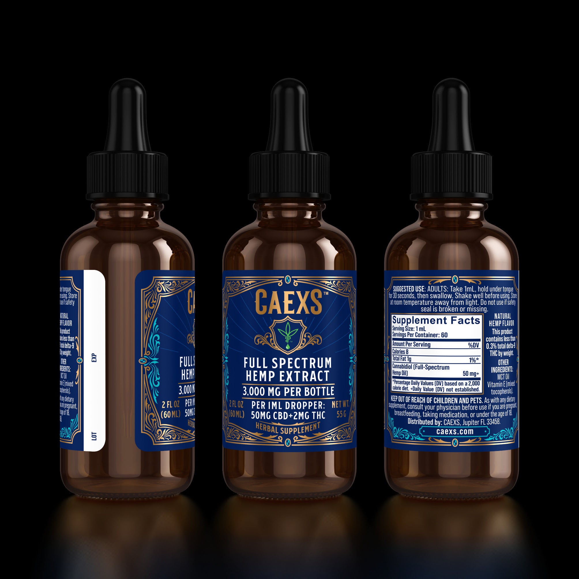 CAEXS Full Spectrum Hemp Extract