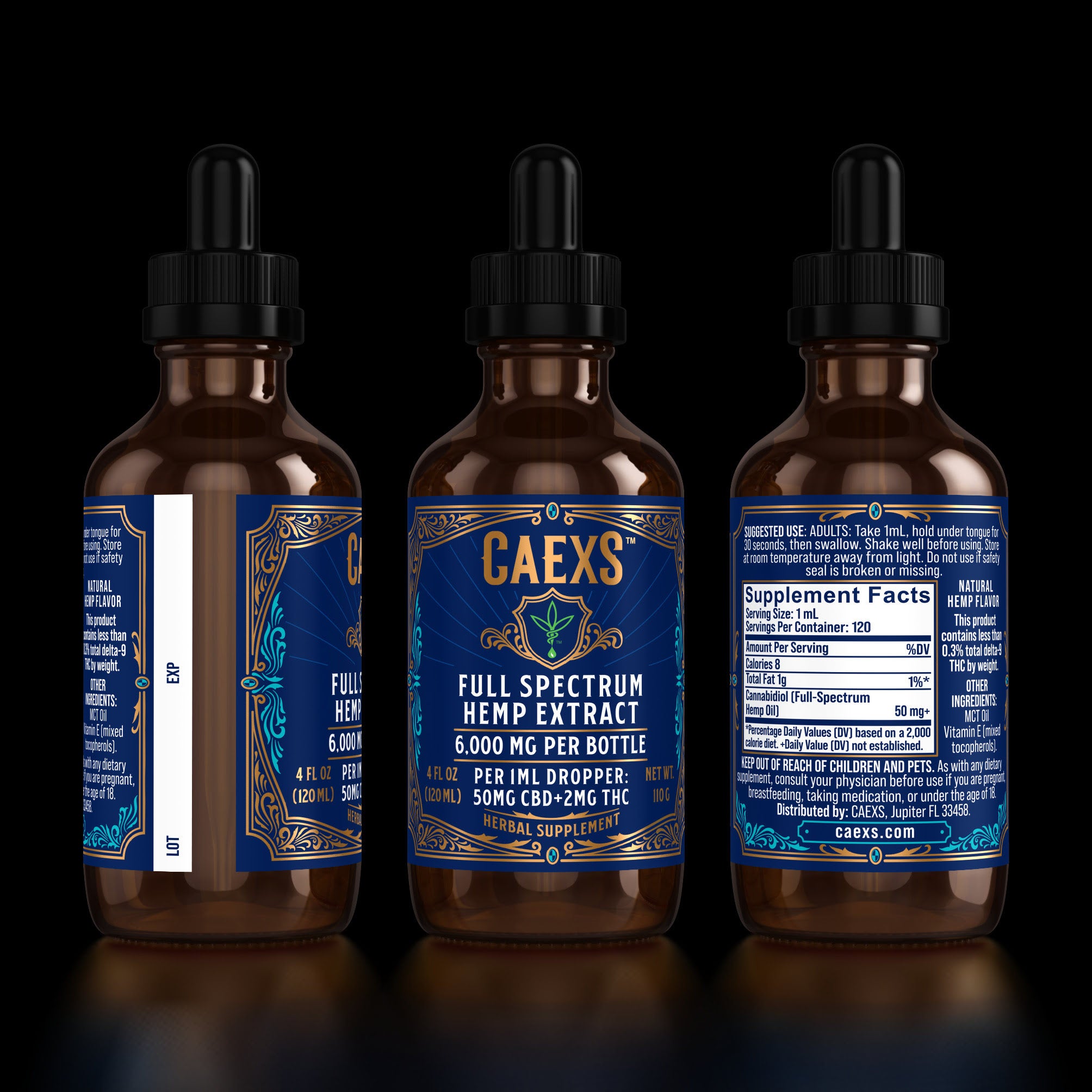 CAEXS Full Spectrum Hemp Extract