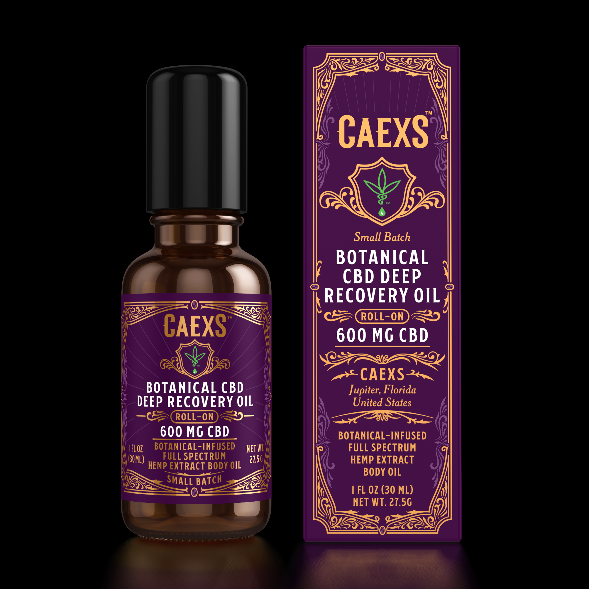 CAEXS Botanical CBD Deep Recovery Oil